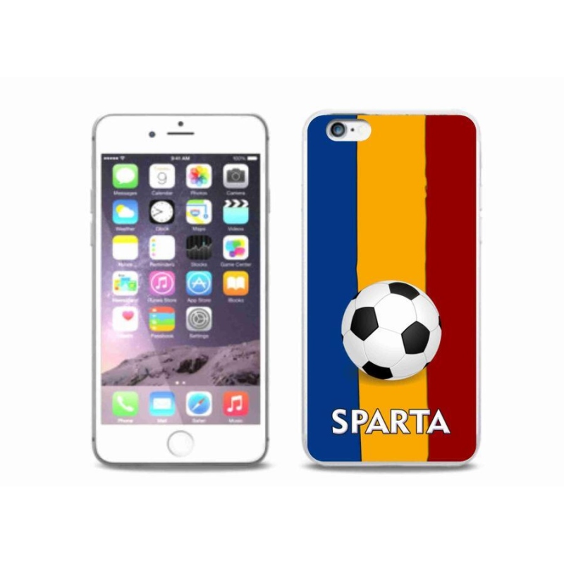 Gélový kryt mmCase na mobil iPhone 6 / 6S Plus - futbal 1