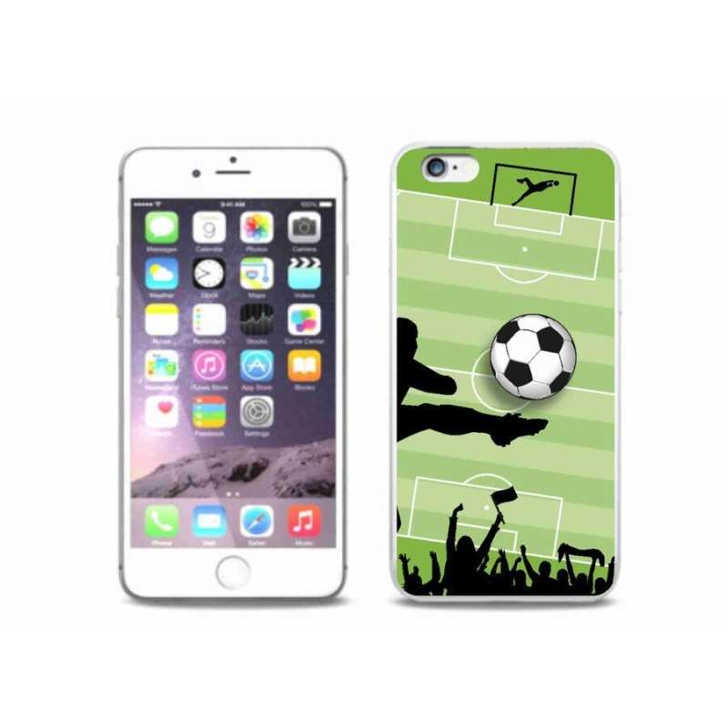 Gélový kryt mmCase na mobil iPhone 6 / 6S Plus - futbal 3