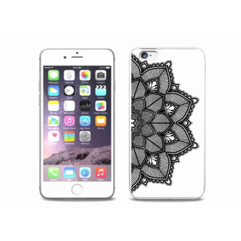 Gélový kryt mmCase na mobil iPhone 6/6S Plus - mandala