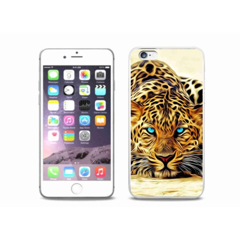 Gélový kryt mmCase na mobil iPhone 6 Plus/6S Plus - kreslený tiger