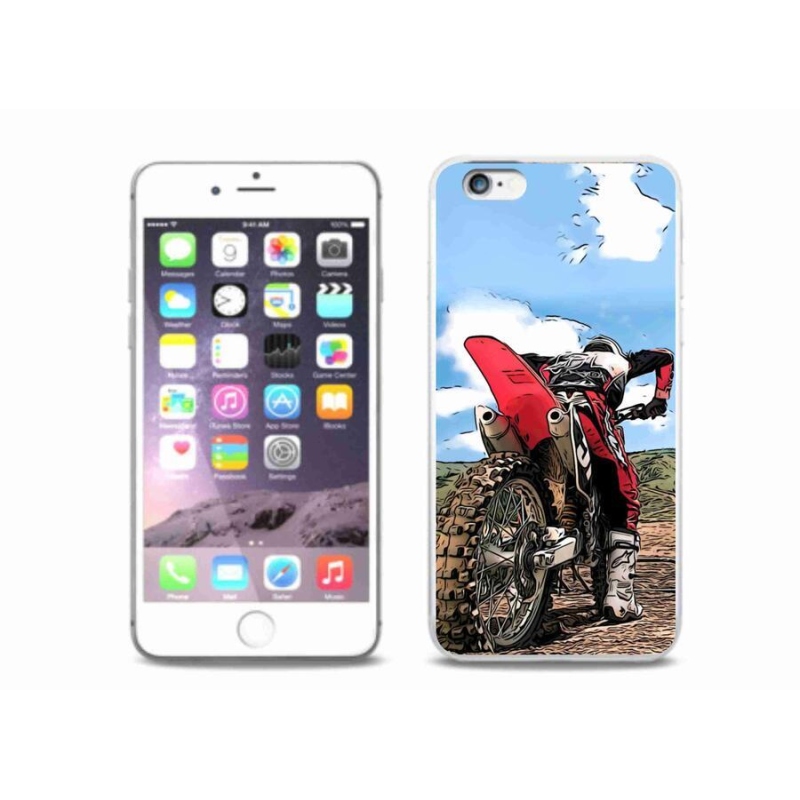 Gélový kryt mmCase na mobil iPhone 6 Plus / 6S Plus - moto