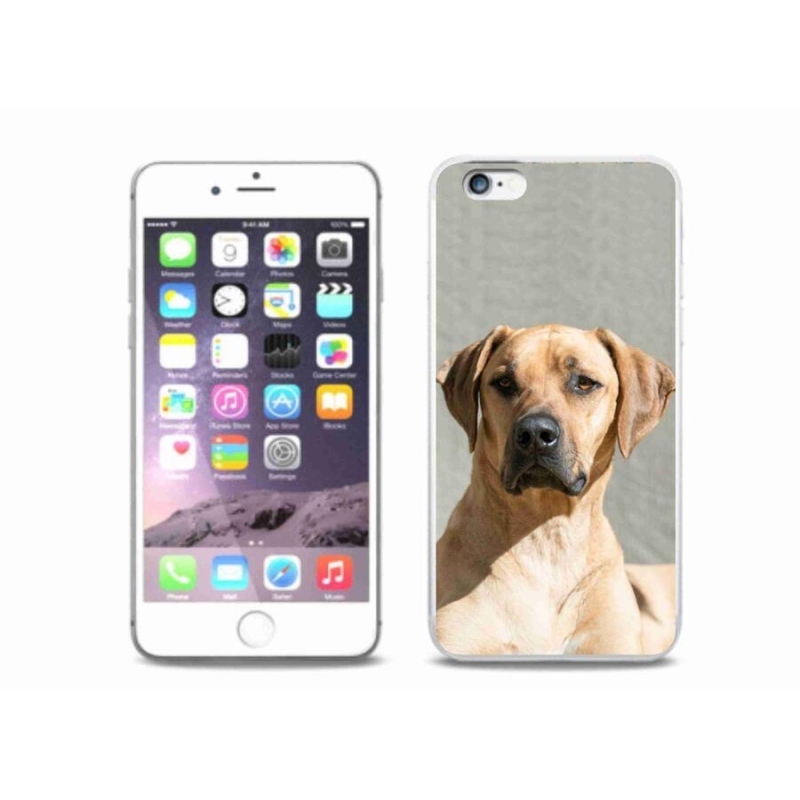 Gélový kryt mmCase na mobil iPhone 6 Plus / 6S Plus - ridgeback