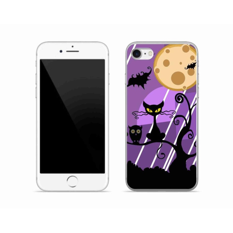 Gélový kryt mmCase na mobil iPhone 7 - halloween