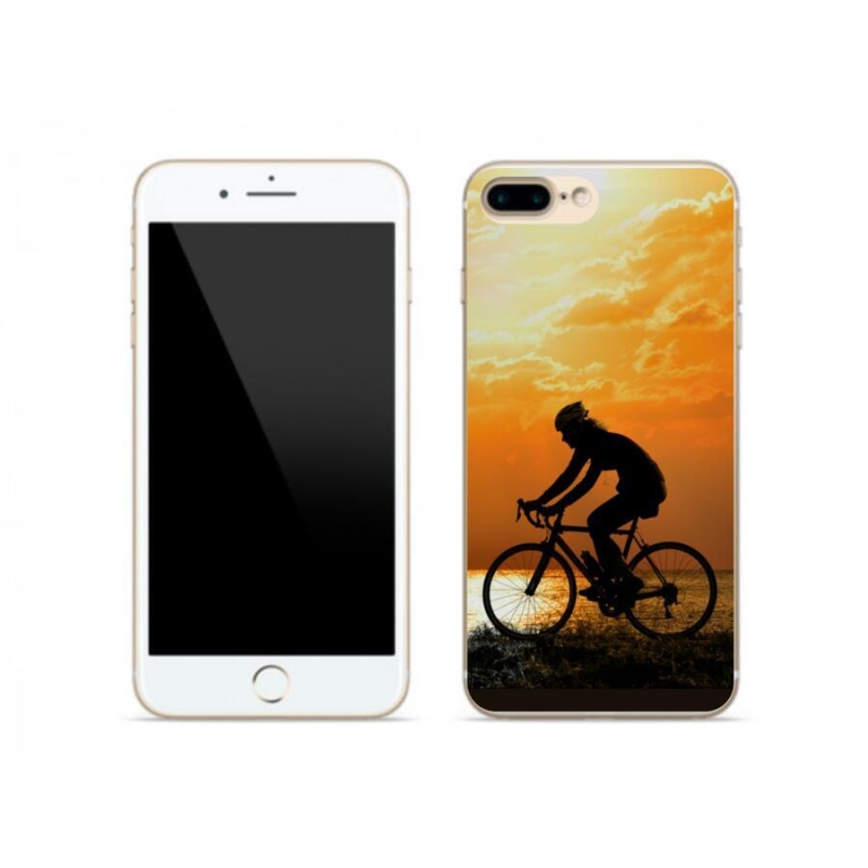 Gélový kryt mmCase na mobil iPhone 7 Plus - cyklovýlety