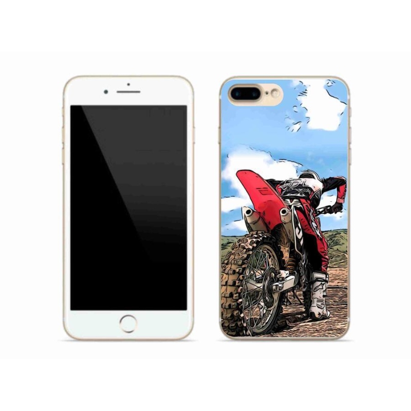 Gélový kryt mmCase na mobil iPhone 7 Plus - moto