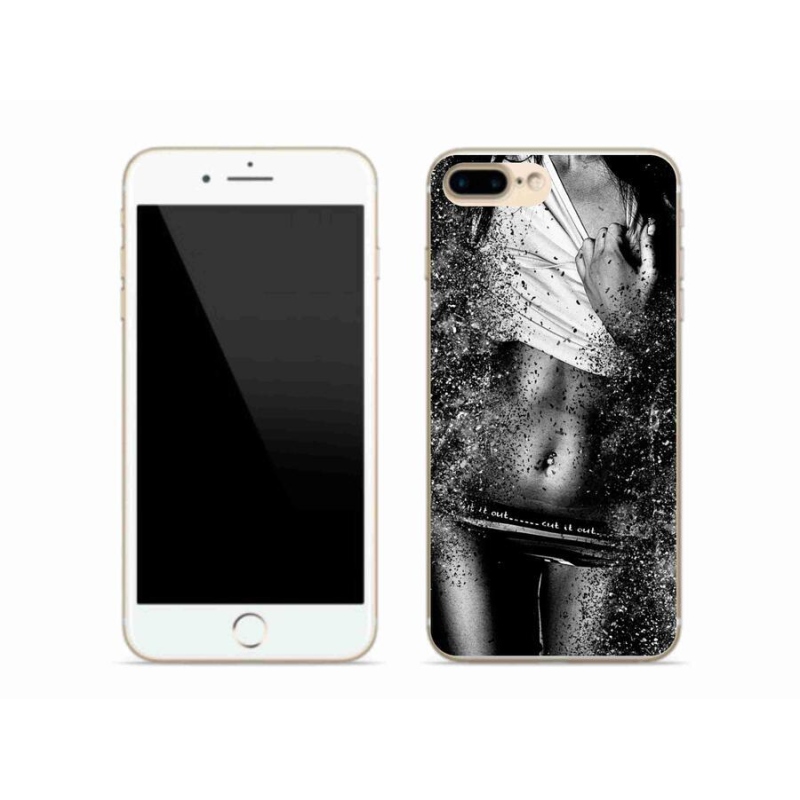 Gélový kryt mmCase na mobil iPhone 7 Plus - sexy žena 1