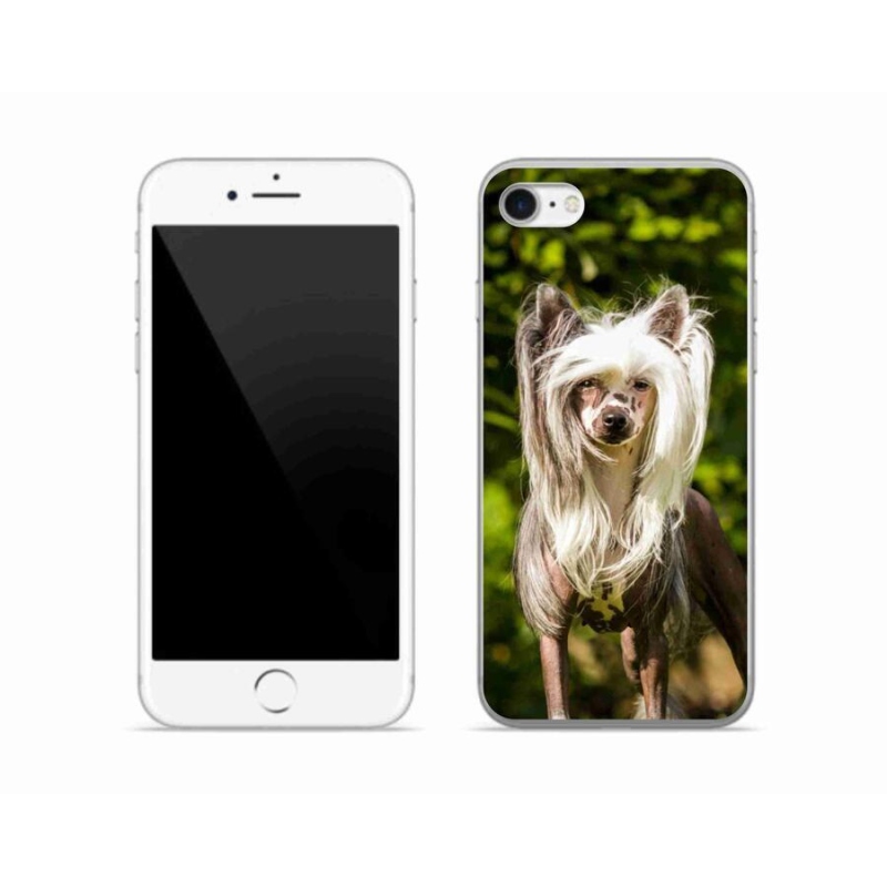 Gélový kryt mmCase na mobil iPhone 8 - čínsky chocholatý pes