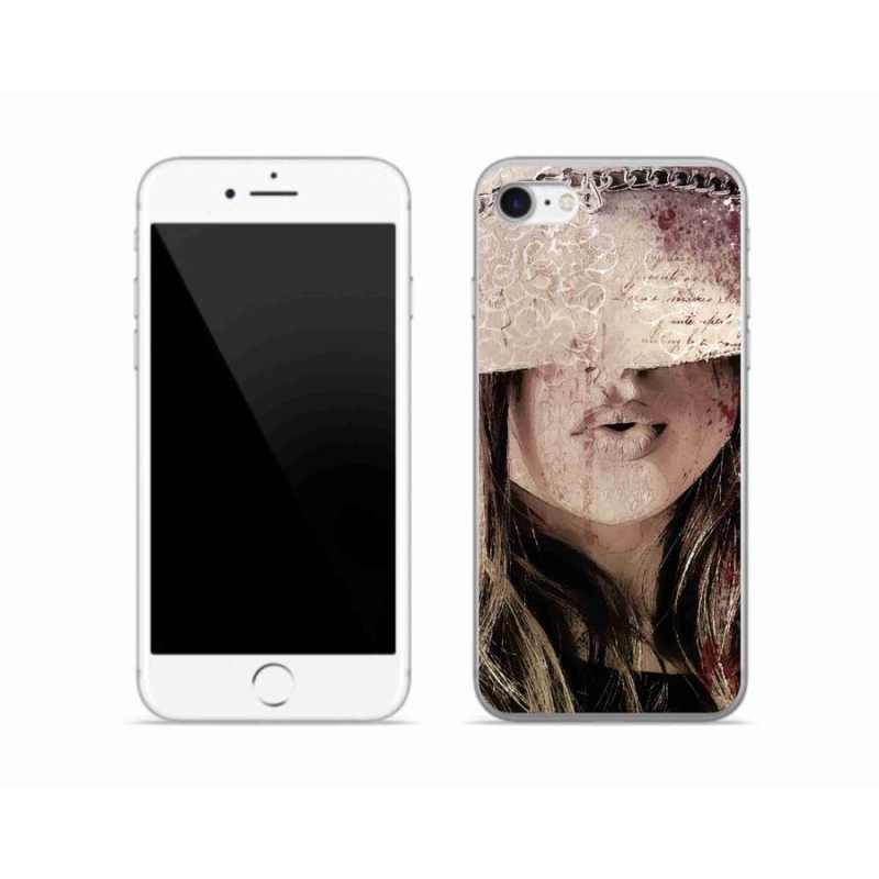 Gélový kryt mmCase na mobil iPhone 8 - dievča