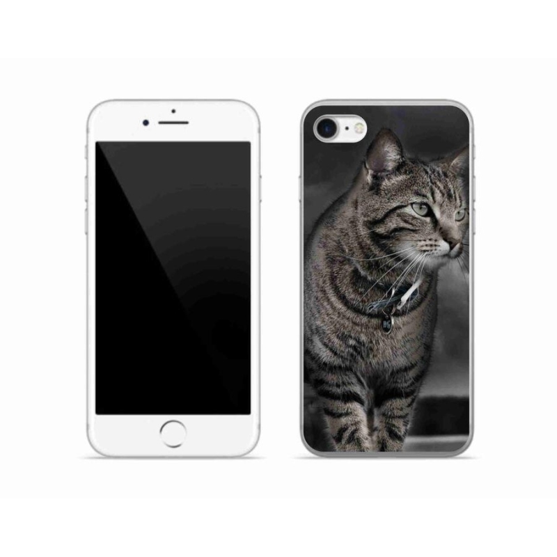 Gélový kryt mmCase na mobil iPhone 8 - mačka