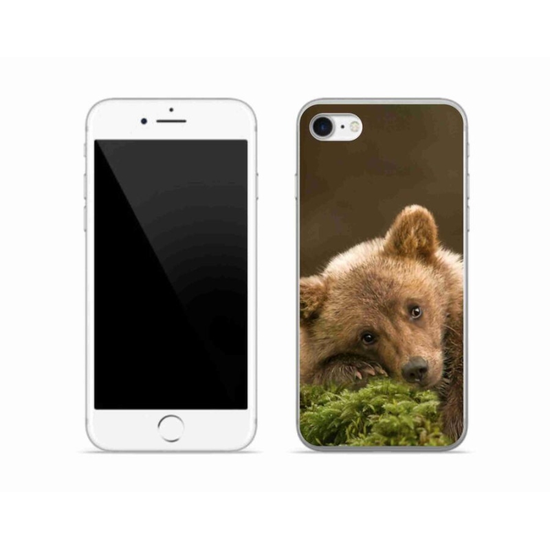Gélový kryt mmCase na mobil iPhone 8 - medveď