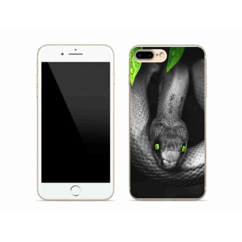 Gélový kryt mmCase na mobil iPhone 8 Plus - had