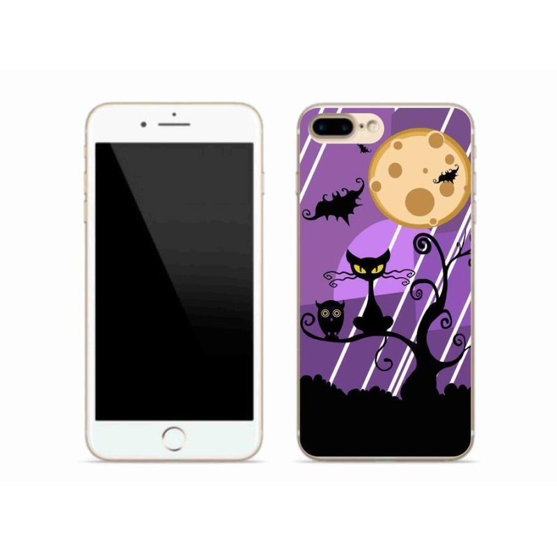 Gélový kryt mmCase na mobil iPhone 8 Plus - halloween