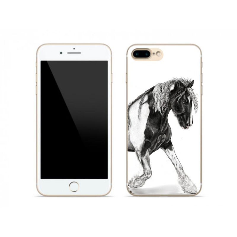 Gélový kryt mmCase na mobil iPhone 8 Plus - kôň