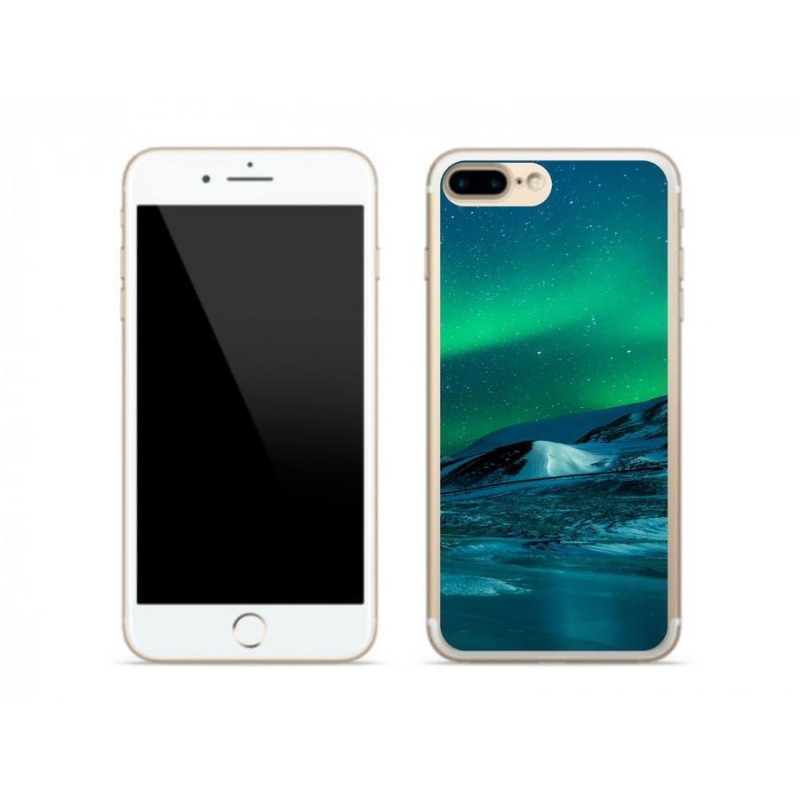 Gélový kryt mmCase na mobil iPhone 8 Plus - polárna žiara