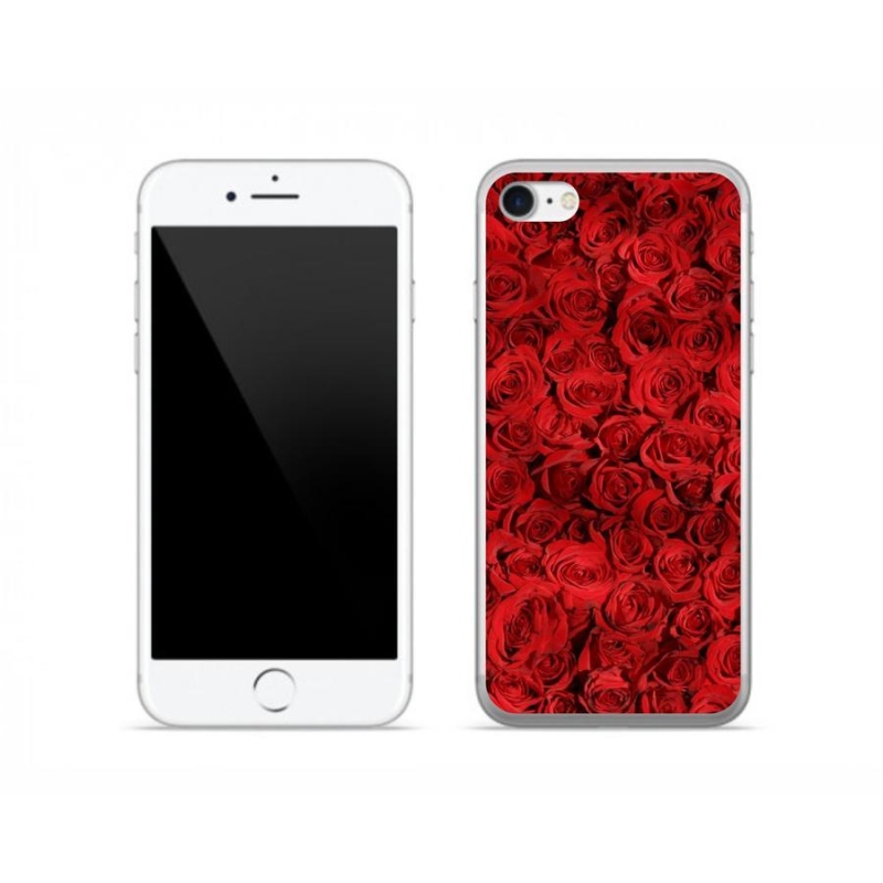 Gélový kryt mmCase na mobil iPhone 8 - ruža