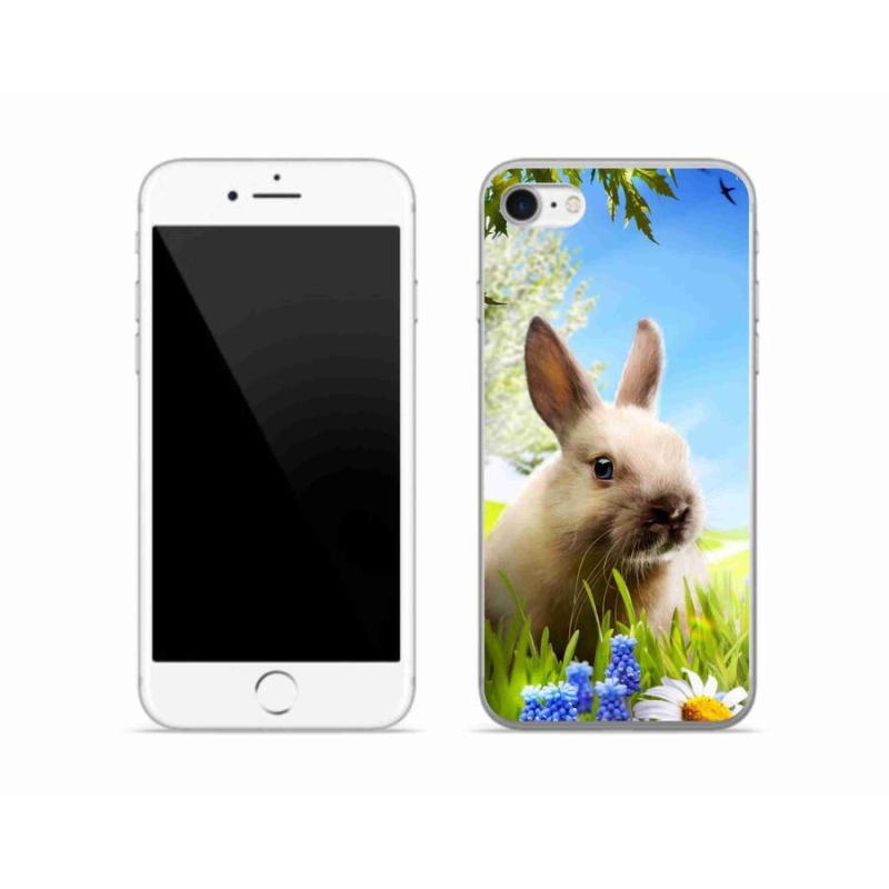 Gélový kryt mmCase na mobil iPhone 8 - zajačik