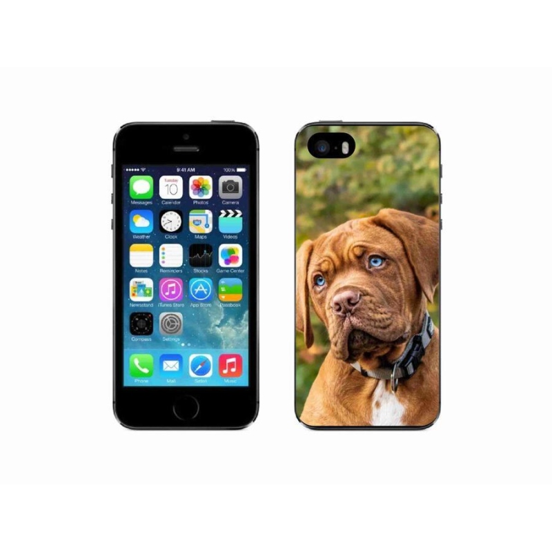 Gélový kryt mmCase na mobil iPhone SE (2016) - šteňa