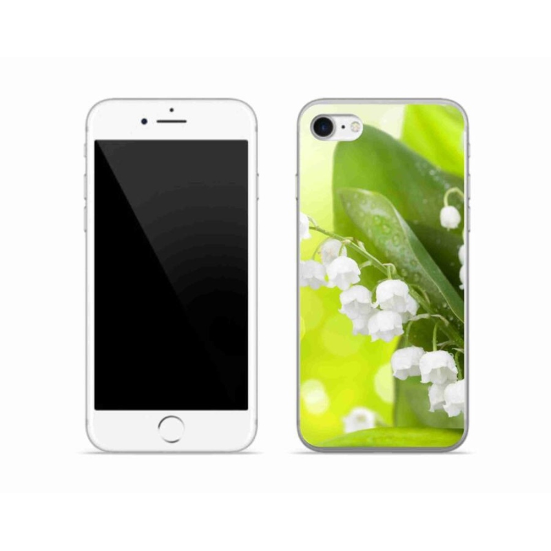 Gélový kryt mmCase na mobil iPhone SE (2020) - konvalinka