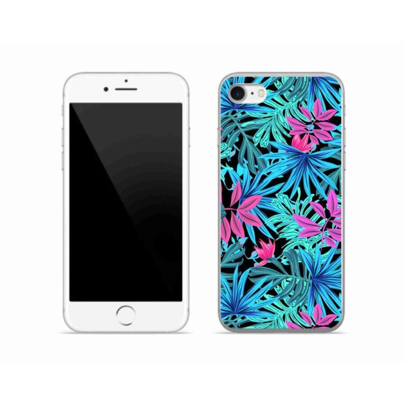 Gélový kryt mmCase na mobil iPhone SE (2020) - kvety 3