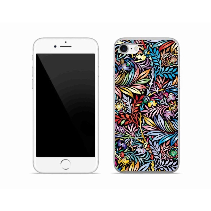 Gélový kryt mmCase na mobil iPhone SE (2020) - kvety 5