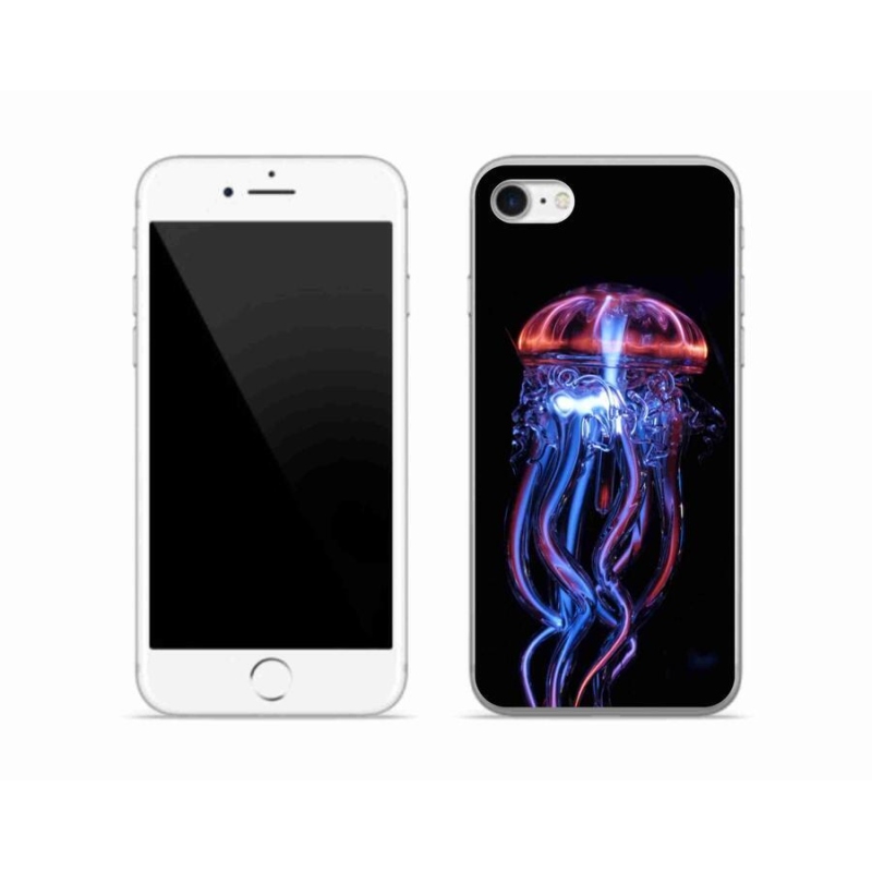 Gélový kryt mmCase na mobil iPhone SE (2020) - medúza