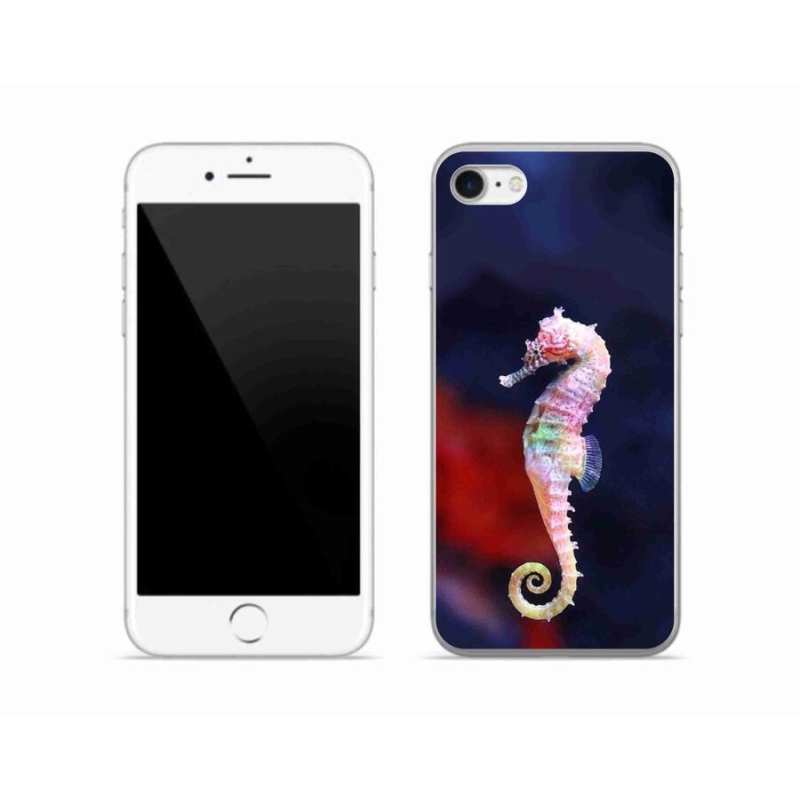Gélový kryt mmCase na mobil iPhone SE (2020) - morský koník