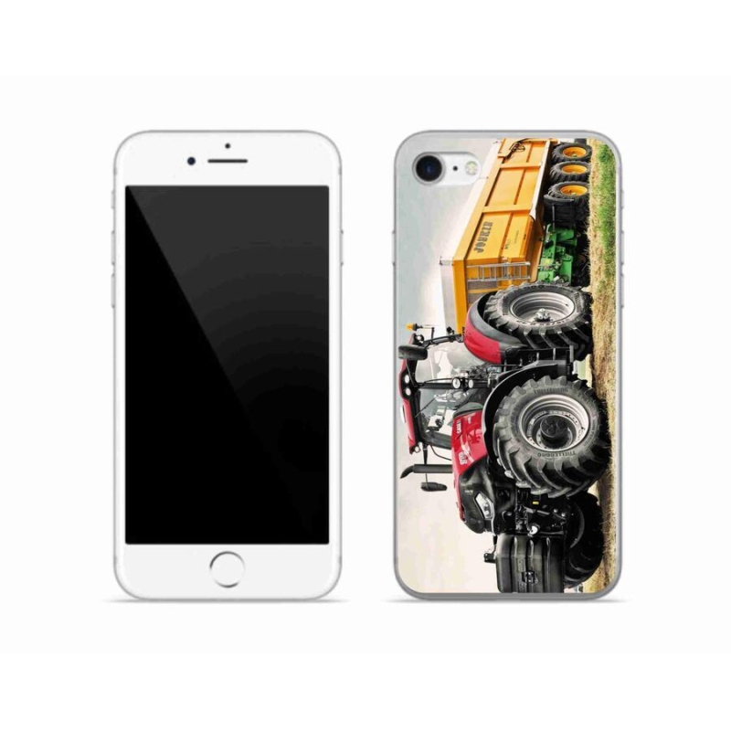 Gélový kryt mmCase na mobil iPhone SE (2020) - traktor 3