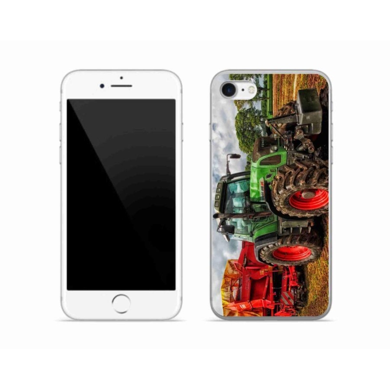 Gélový kryt mmCase na mobil iPhone SE (2020) - traktor 4