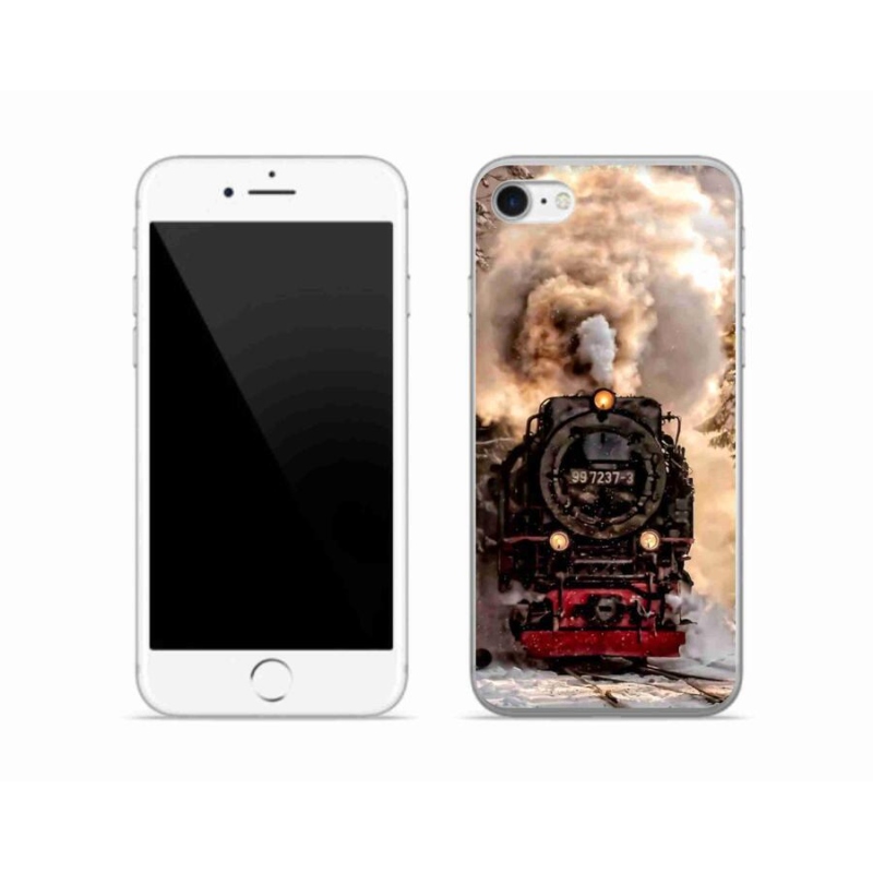 Gélový kryt mmCase na mobil iPhone SE (2020) - vlak