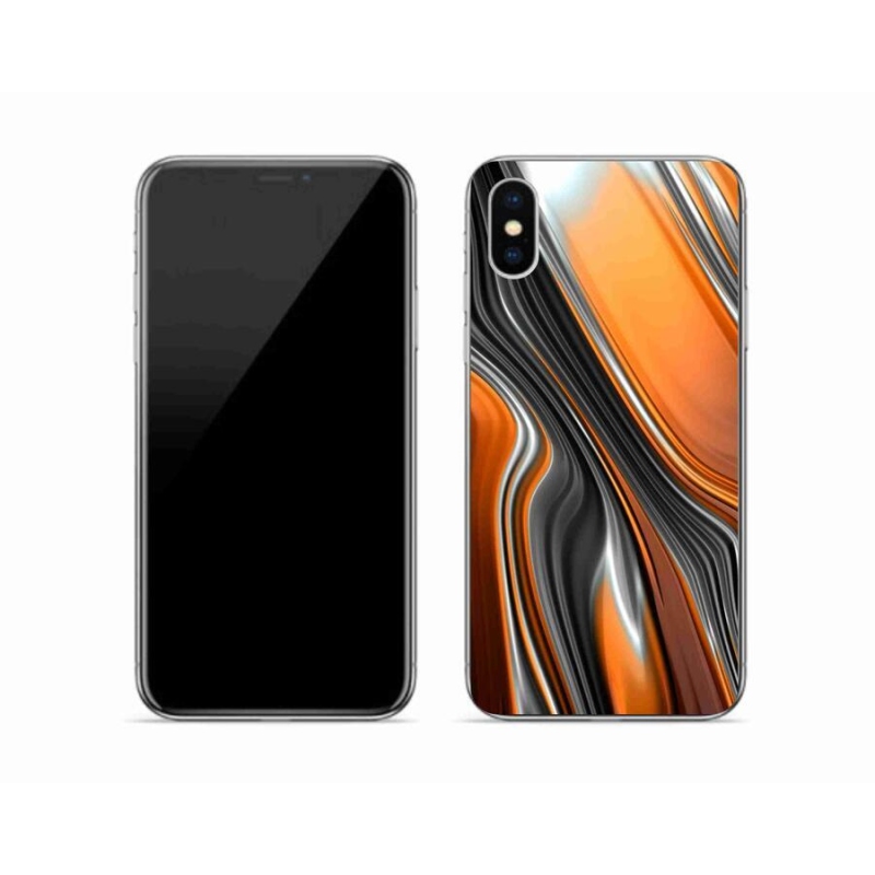 Gélový kryt mmCase na mobil iPhone X - abstrakt 3