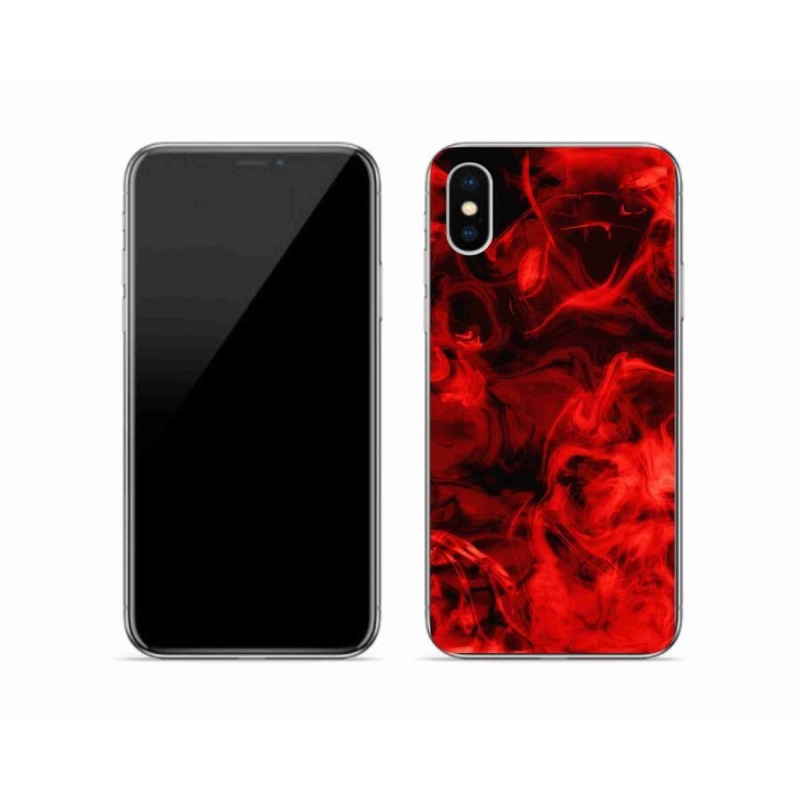 Gélový kryt mmCase na mobil iPhone X - abstraktné vzor 11