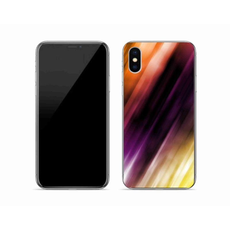 Gélový kryt mmCase na mobil iPhone X - abstraktné vzor 5