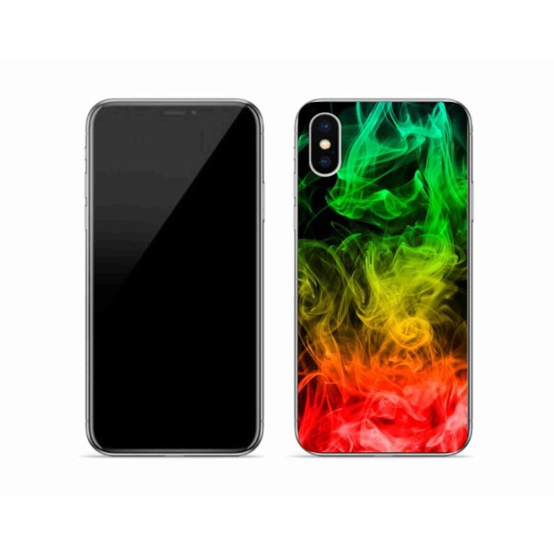 Gélový kryt mmCase na mobil iPhone X - abstraktné vzor 7