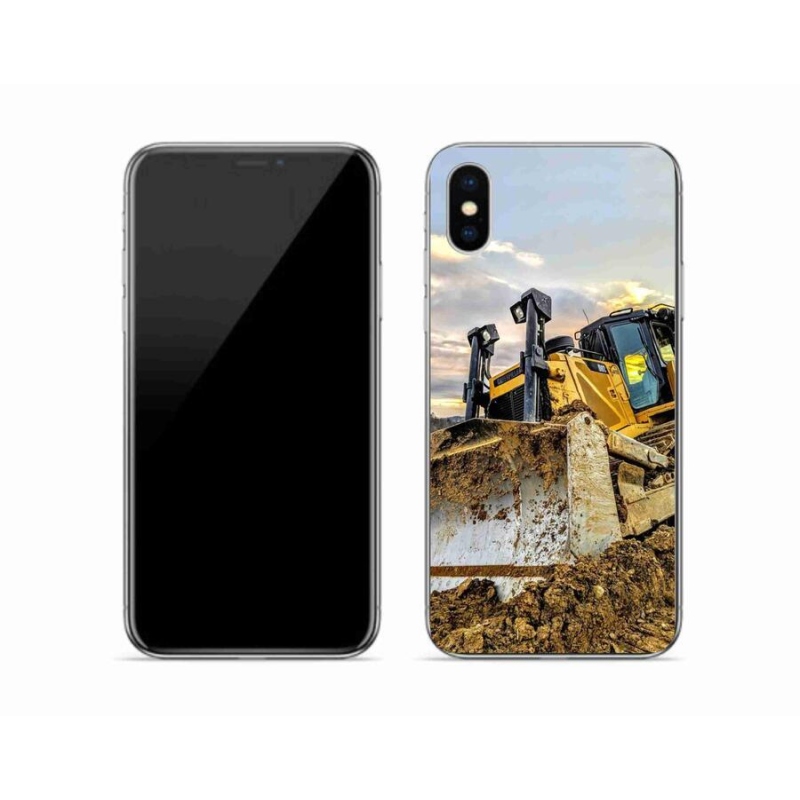 Gélový kryt mmCase na mobil iPhone X - bager