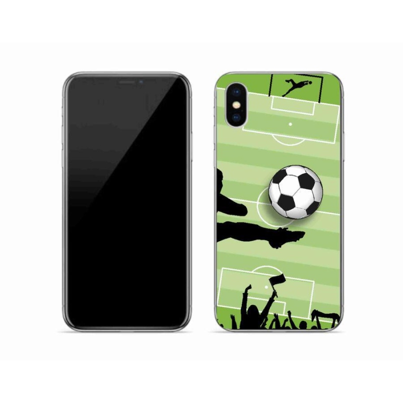 Gélový kryt mmCase na mobil iPhone X - futbal 3