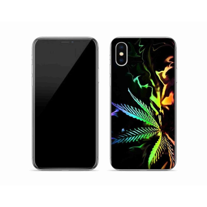 Gélový kryt mmCase na mobil iPhone X - konope 2