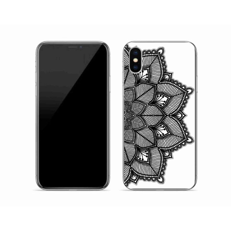 Gélový kryt mmCase na mobil iPhone X - mandala