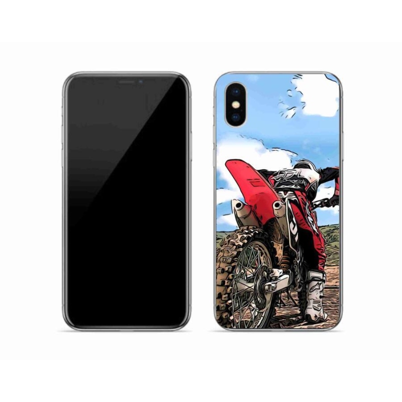 Gélový kryt mmCase na mobil iPhone X - moto