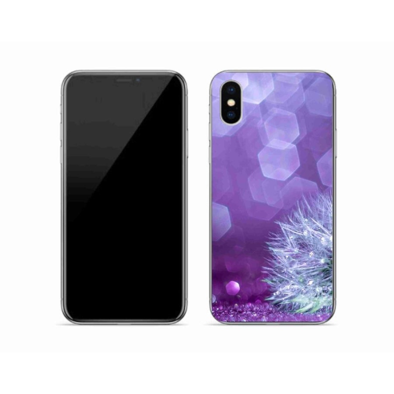 Gélový kryt mmCase na mobil iPhone X - odkvitnuté púpava 2