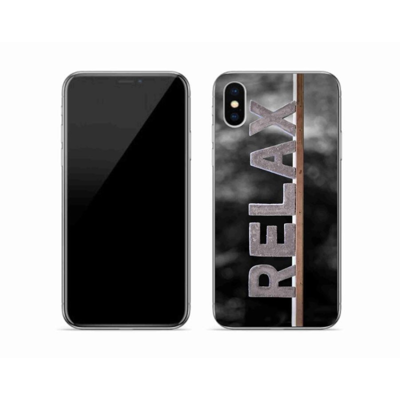 Gélový kryt mmCase na mobil iPhone X - relax 1