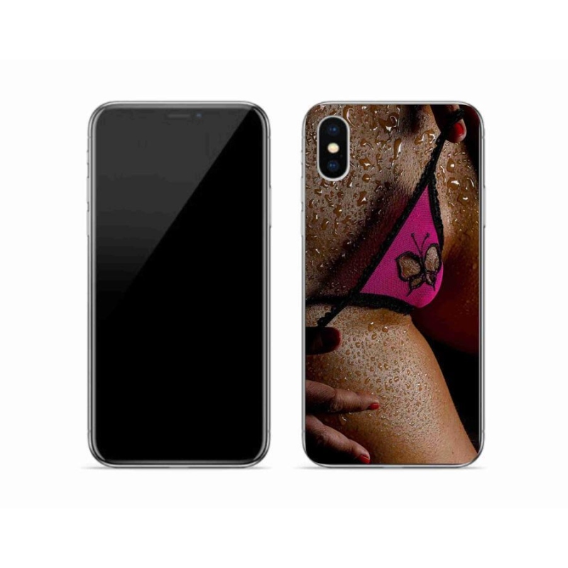 Gélový kryt mmCase na mobil iPhone X - sexy žena