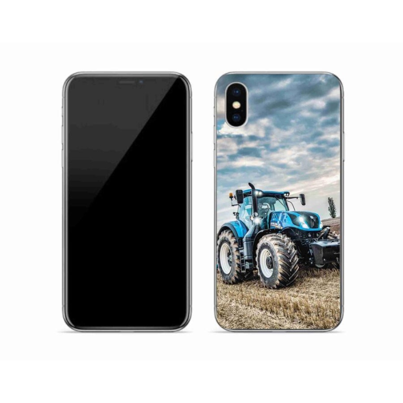 Gélový kryt mmCase na mobil iPhone X - traktor 2