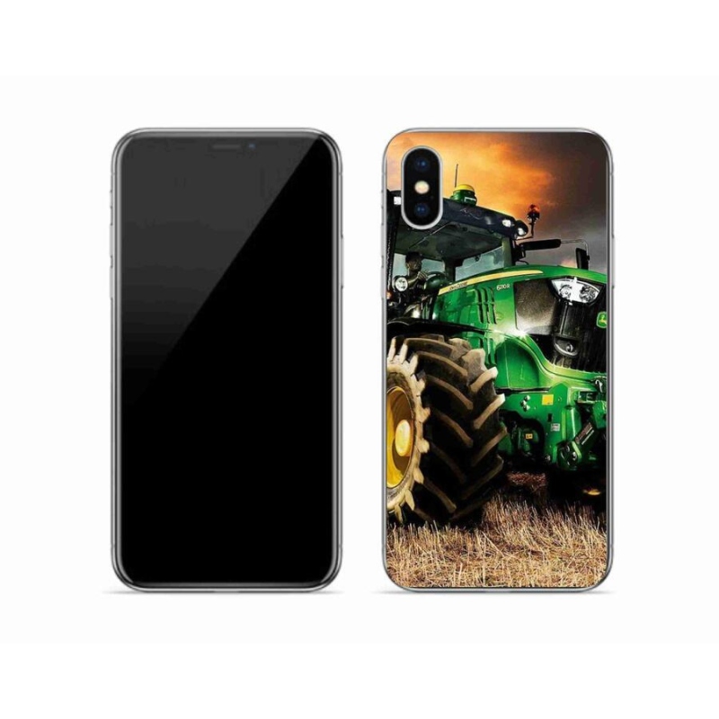 Gélový kryt mmCase na mobil iPhone X - traktor