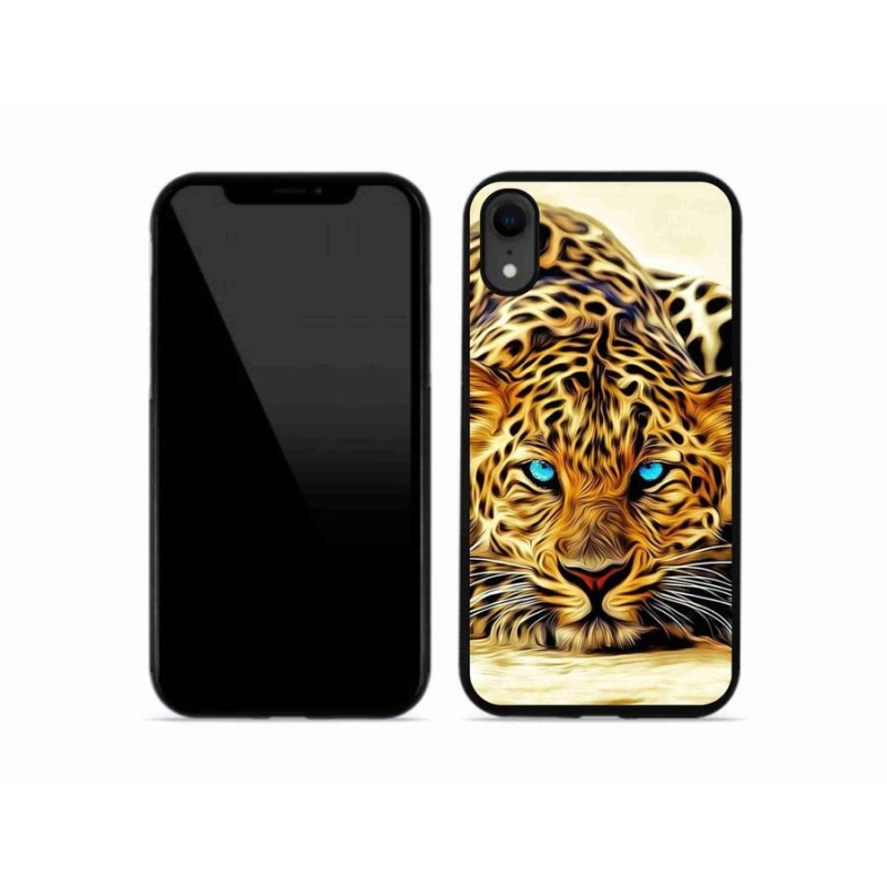 Gélový kryt mmCase na mobil iPhone XR - kreslený tiger