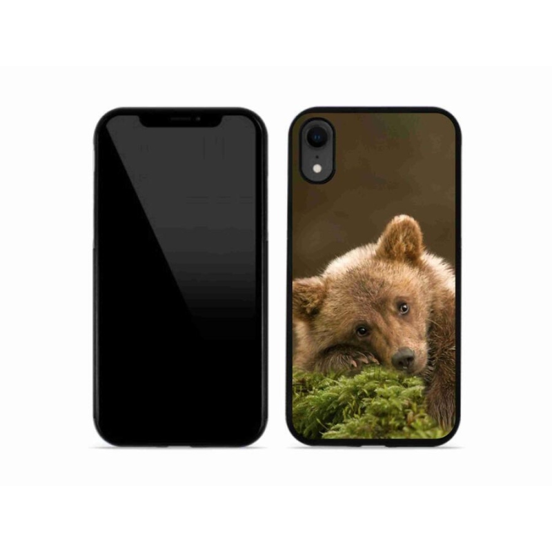 Gélový kryt mmCase na mobil iPhone XR - medveď