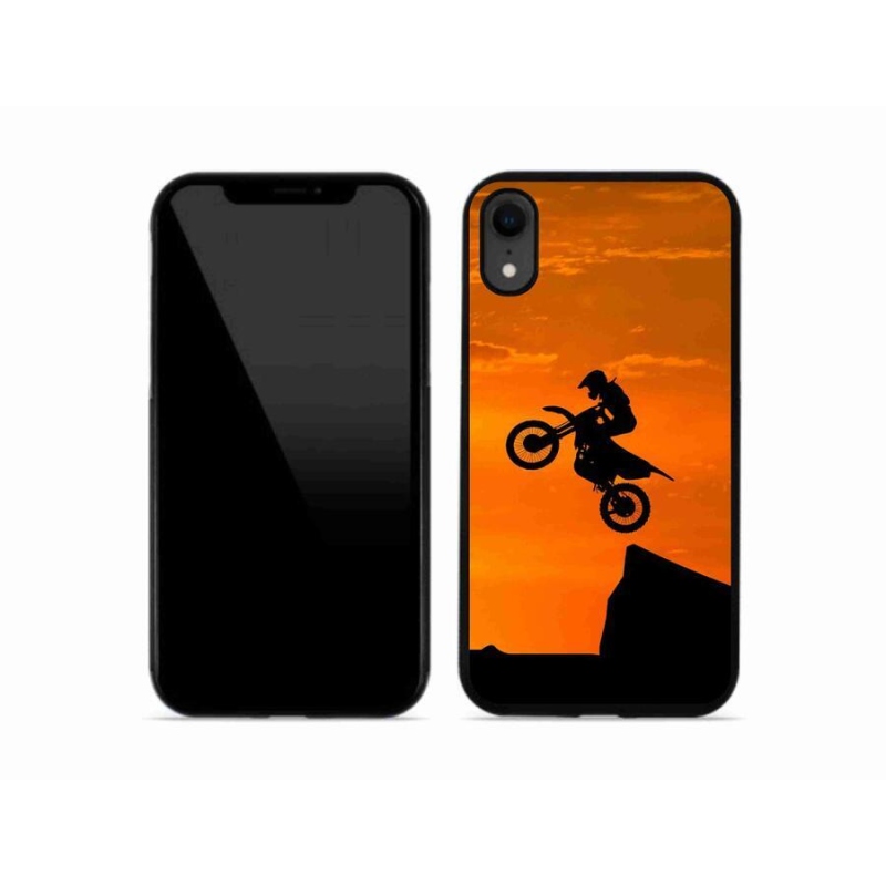 Gélový kryt mmCase na mobil iPhone XR - motocross