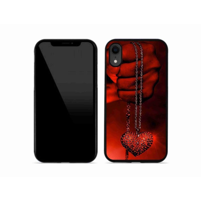 Gélový kryt mmCase na mobil iPhone XR - náhrdelník