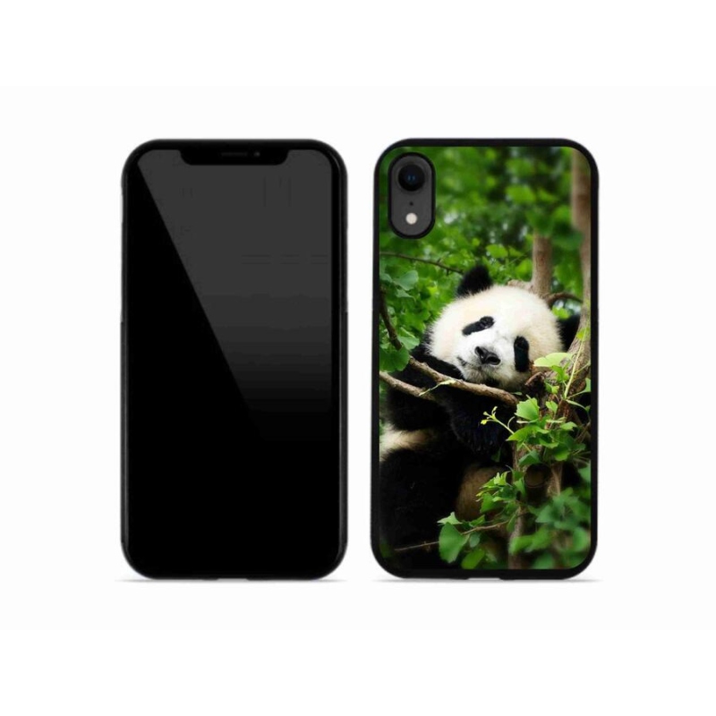 Gélový kryt mmCase na mobil iPhone XR - panda