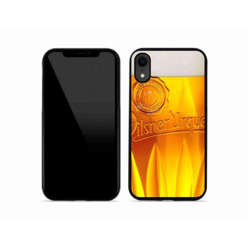 Gélový kryt mmCase na mobil iPhone XR - pivo