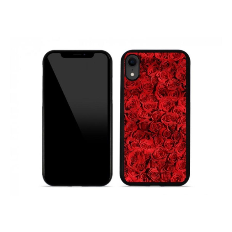 Gélový kryt mmCase na mobil iPhone XR - ruža